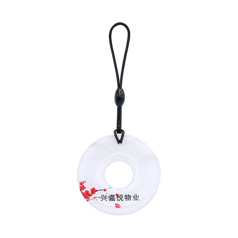 水晶滴胶卡DIY智能门禁滴胶卡钥匙扣工厂细腻智能卡厂家